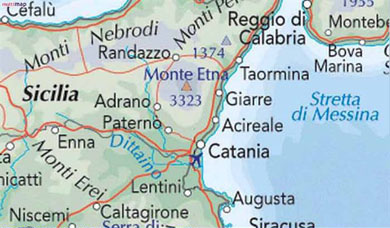 Map of Catania 