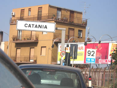 The city of Catania 