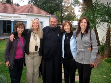 Archbishop Seraphim, Vassula, Gracinda, Winnie and Georgia