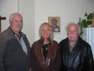 Henry Lemay, Vassula and one of the organizers in Moncton 2006 during the country-wide mission in Canada