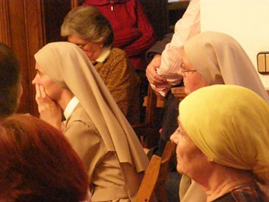 Among the attendees were 7 Benedictine monks, a number of priests and several nuns