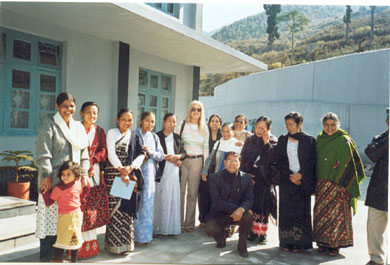 Vassula przed spotkaniem w Auxilium convent. lipiec 2005