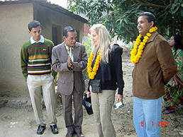 Siddiqur, Sujit, Vassula, Duleep after the welcoming