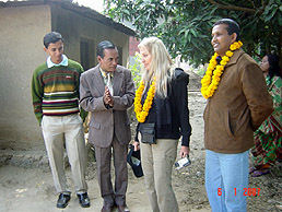 Siddiqur, Sujit, Vassula, Duleep after the welcoming