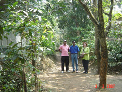 Duleep, Xavier and Stefania in Kulun