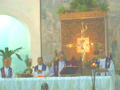 Healing followed by Holy Mass officiated by His Excellency