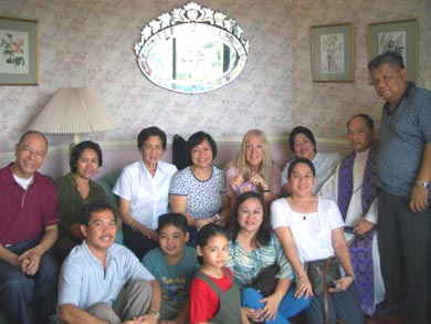 TLIG Philippines farewell pictures with Vassula, TLIG priests, TLIG Manila and Cebu organizers