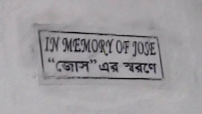 Jose memorial plaque