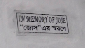 Jose memorial plaque