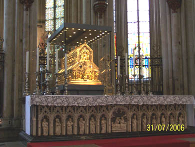 The shrine with the relics of The Three Kings