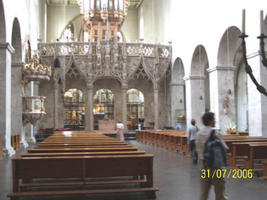 Inside the Church of St. Pantaloon