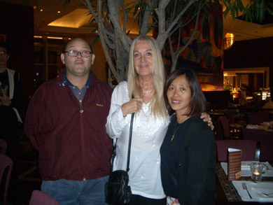 Vassula with Mario and Colwyn Perreira of TLIG HK