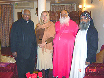 Fr. Joe, Vassula, Metropolitan Philoxenos, Fr. Sakariah
