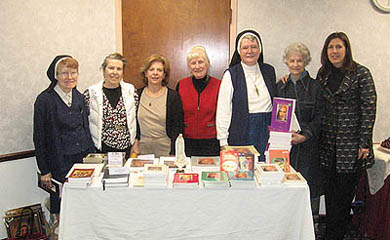 At the book table