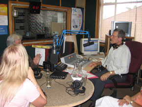 Vassula being interviewed on the Veritas radio program