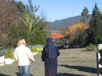 Touring Monastery grounds
