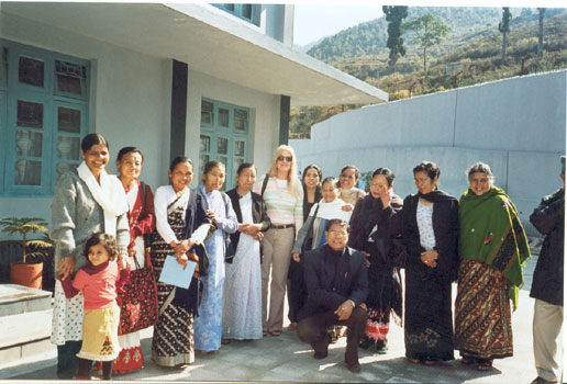 Vassula in front of the Auxilium convent. July 2005, Photo 1