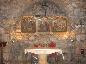 Inside Church of Ananias