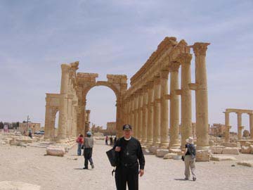 Palmyra's öken, Syrien