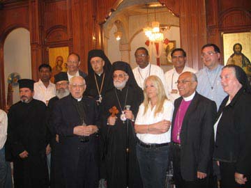 Patriarch Gregorios and Vassula, Jordan