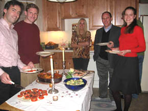 Valentine's dinner at Vassula's house